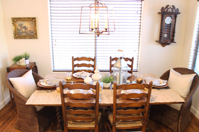 New Wicker Chairs For Breakfast Area