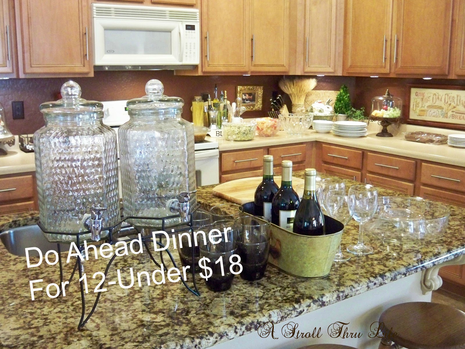 Under $18 Dinner For 12