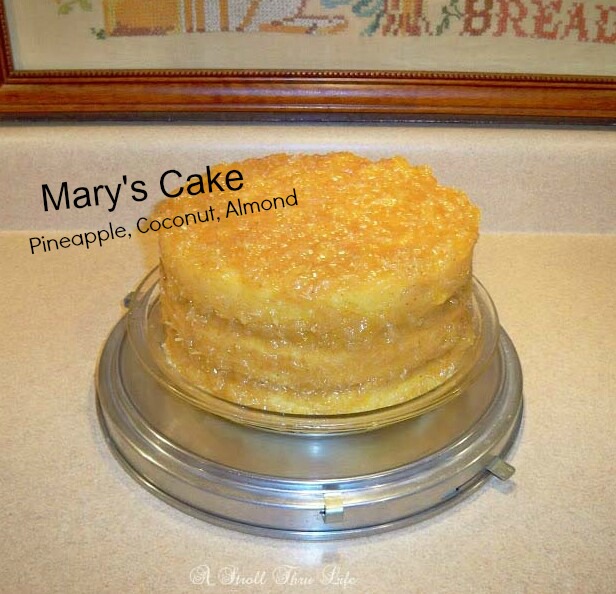 Pineapple, Coconut, Almond Cake